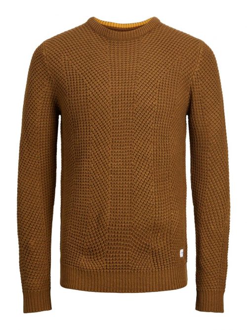 JJSTANFORD KNIT CREW  NECK Rubber