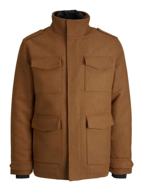 JPRBLAPARKER  WOOL FIELD JKT SN Dark Coat Khaki