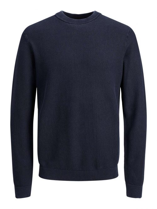 JJGEORGE KNIT CREW NECK Navy Blazer