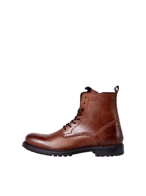 JFWFRANCES LEATHER BOOT Cognac