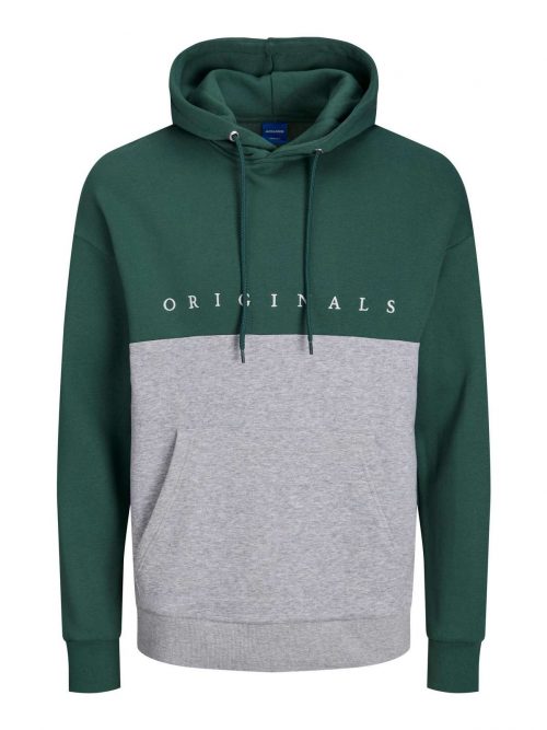 JORCOPENHAGEN BLOCKING SWEAT HOOD BF Trekking Green