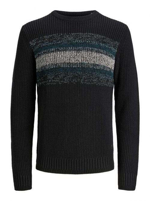 JCOFRIDAY KNIT CREW NECK Black
