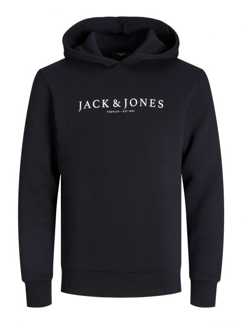 JPRBLAAUGUST LOGO SWEAT HOOD FST Black