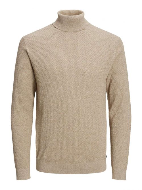 JPRBLADALLAS KNIT ROLL NECK Almond Milk