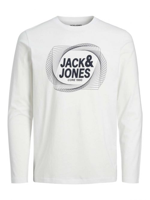 JCOLUCA TEE LS CREW NECK FST White
