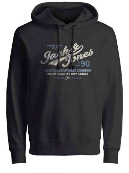 JPRBLUBILLY LOGO SWEAT HOOD FST Black