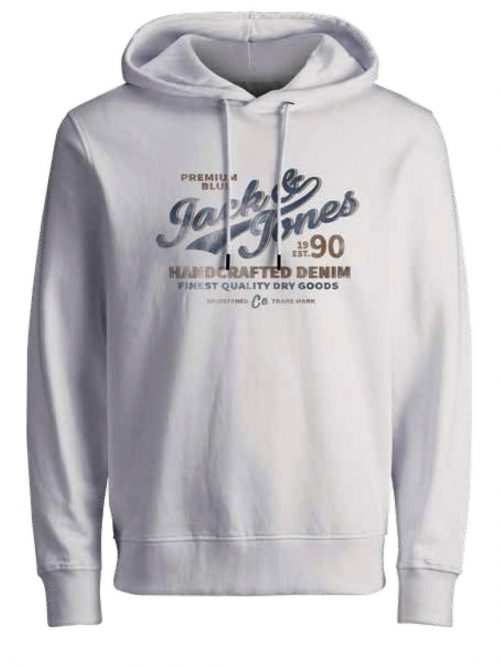 JPRBLUBILLY LOGO SWEAT HOOD FST Cloud Dancer