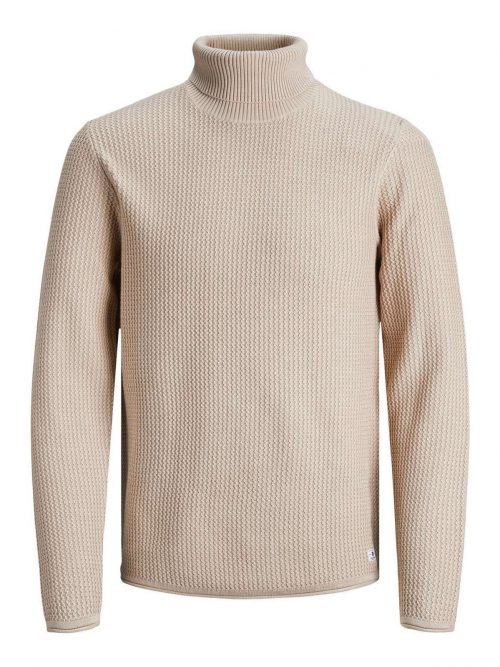 JPRBLUCARLOS KNIT ROLL NECK Oatmeal