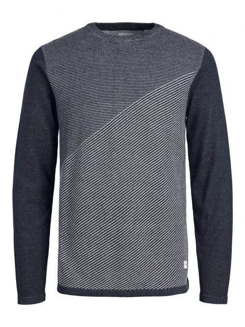 JJBEN KNIT CREW NECK Navy Blazer