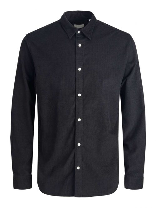 JJPLAIN CORDUROY SHIRT LS Black