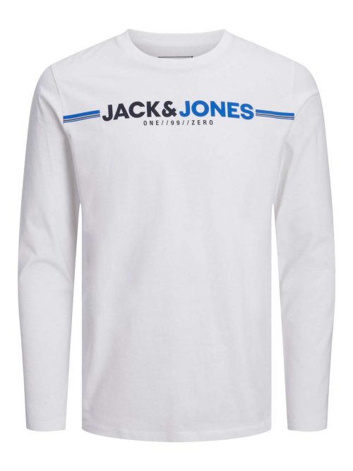 JCOFREDERIK TEE LS CREW NECK FST White