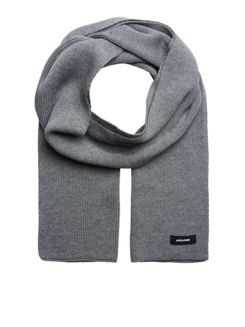 JACDNA KNIT SCARF NOOS Grey Melange