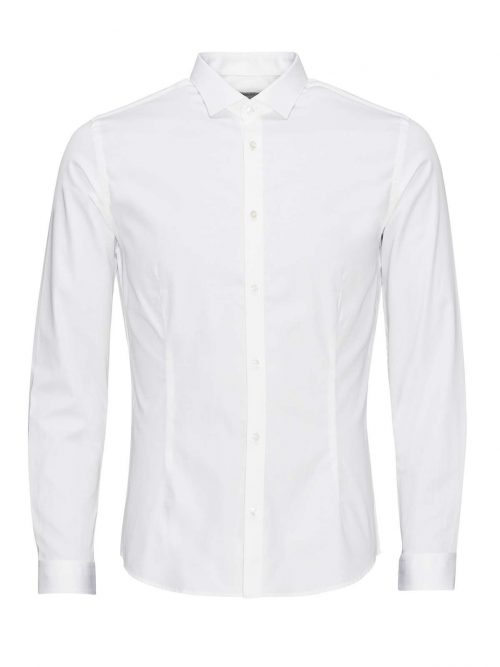 JJPRPARMA SHIRT L/S NOOS White