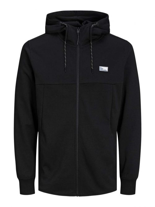 JCOAIR SWEAT ZIP HOOD NOOS. Black