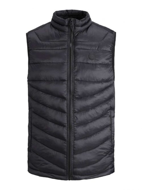 JJEHERO BODYWARMER COLLAR NOOS Black