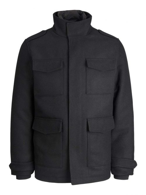 JPRBLAPARKER  WOOL FIELD JKT SN Black