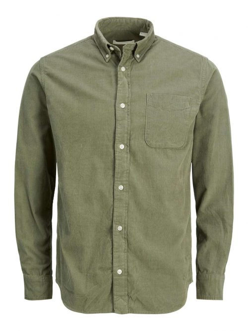 JPRBROOK CORDUROY SHIRT L/S Deep Lichen Green