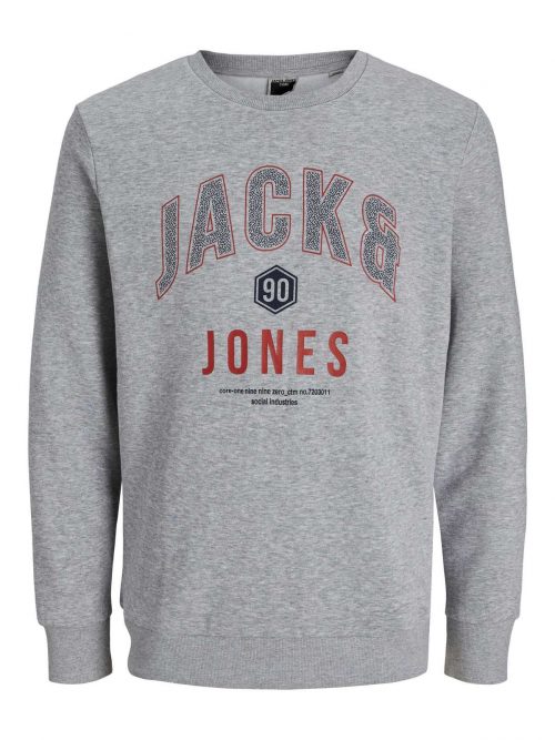 JCOTHOMAS SWEAT CREW NECK FST Light Grey Melange