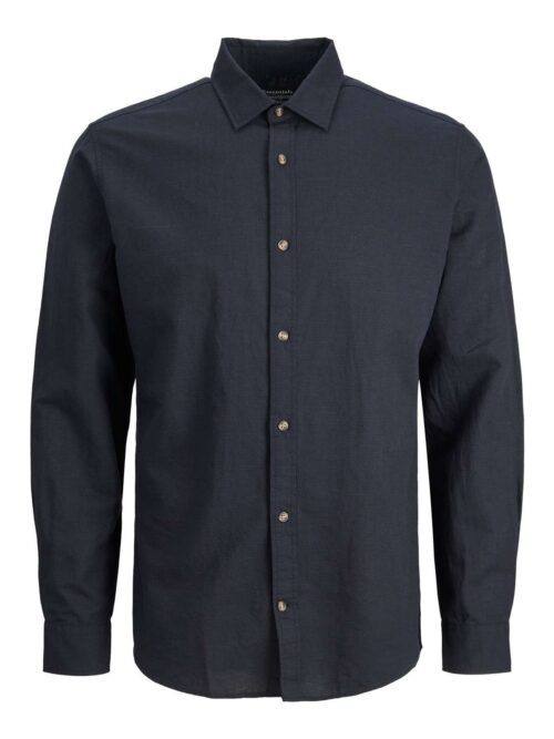JJESUMMER SHIRT L/S S23 SN Black