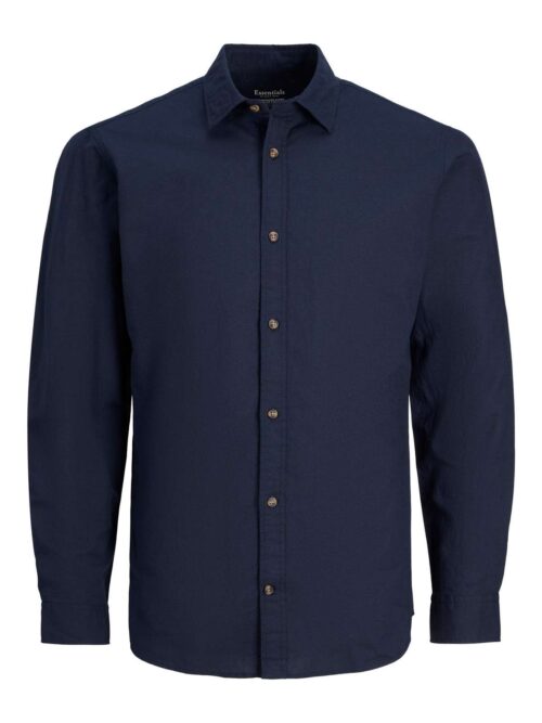 JJESUMMER SHIRT L/S S23 SN Navy Blazer