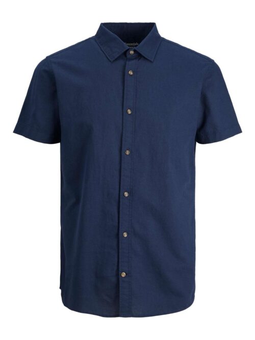 JJESUMMER SHIRT S/S S23 SN Navy Blazer