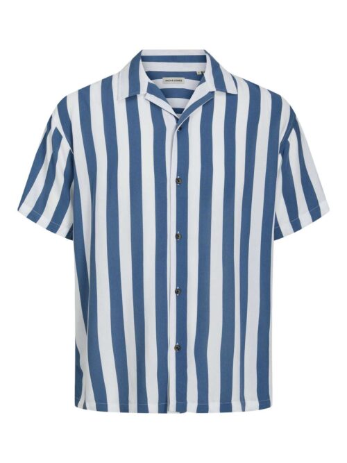 JJEJEFF RESORT STRIPE SHIRT SS SN Ensign Blue