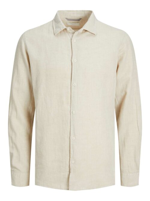 JPRLAYNE LINEN SHIRT L/S Pelican
