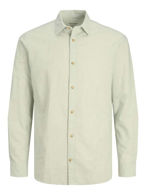 JJESUMMER SHIRT L/S S23 SN Granite Green