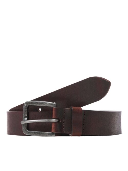 JACVICTOR LEATHER BELT NOOS Black Coffee
