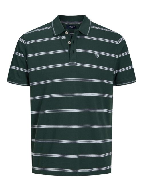 JPRBLUWIN LIGHT STRIPE SS POLO Sycamore