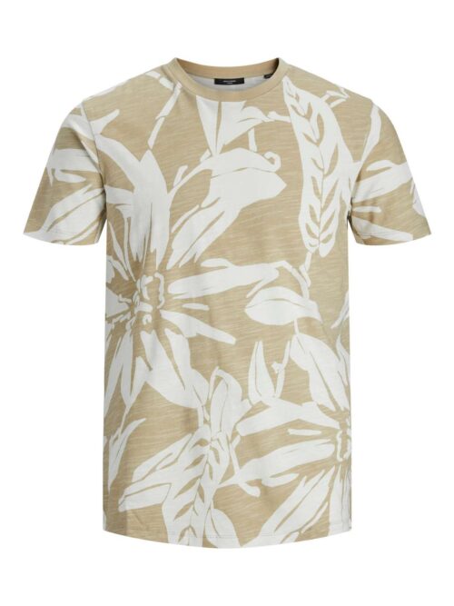 JPRBLATROPIC AOP SS TEE CREW NECK SN White Pepper