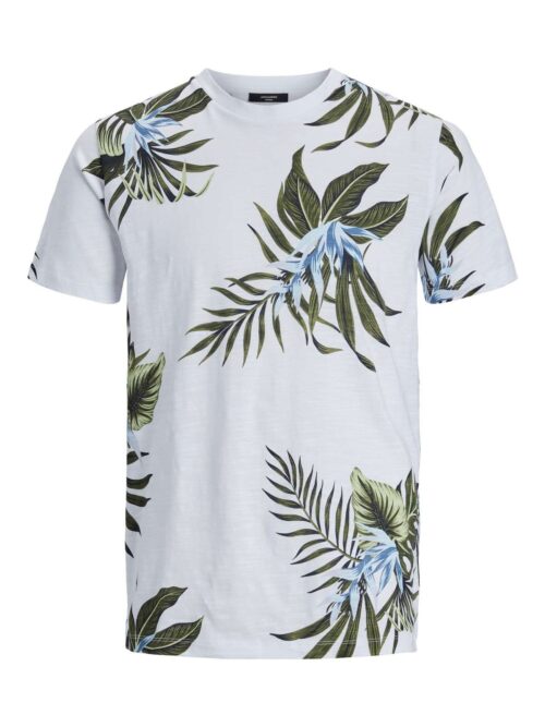 JPRBLATROPIC AOP SS TEE CREW NECK SN White