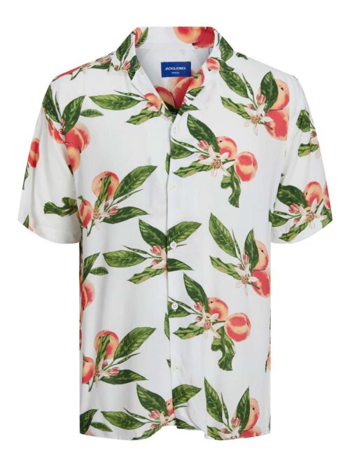 JORLUKE FLORES RESORT SHIRT SS SN Cloud Dancer