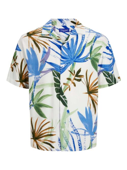JORNOAH EXOTIC RESORT SHIRT SS Cloud Dancer