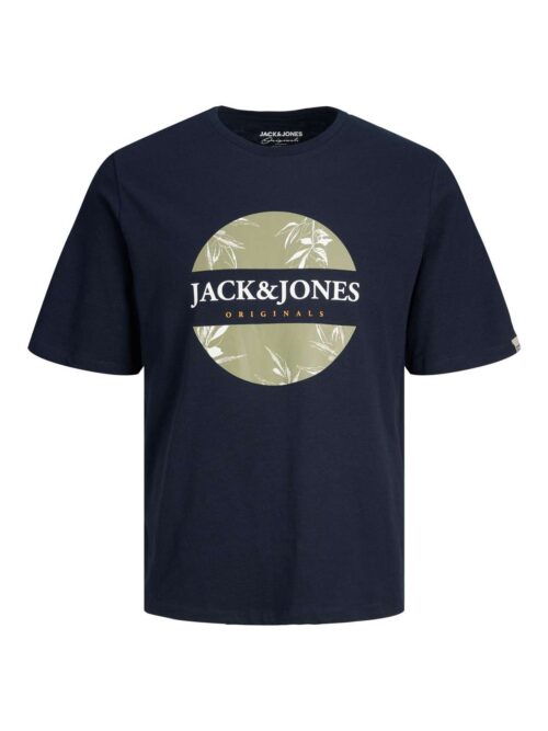JORCRAYON BRANDING TEE SS CREW NECK LN Navy Blazer
