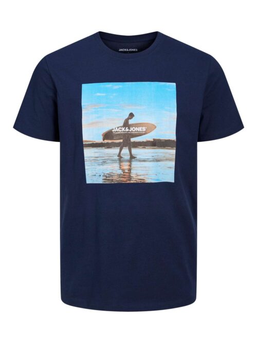 JJGEM TEE SS CREW NECK Navy Blazer