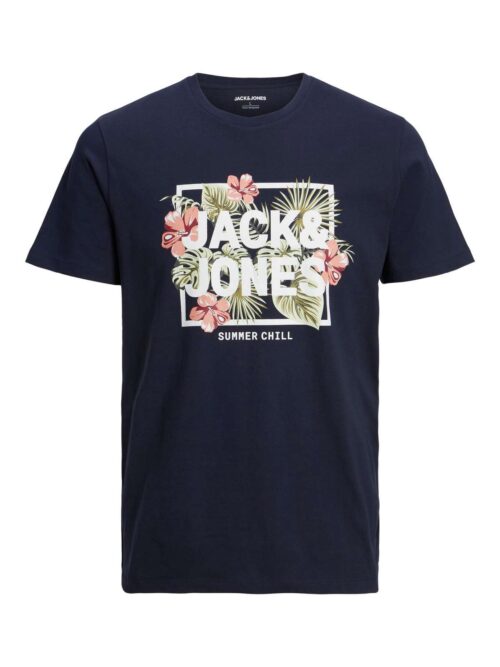 JJBECS SHAPE TEE SS CREW NECK Navy Blazer