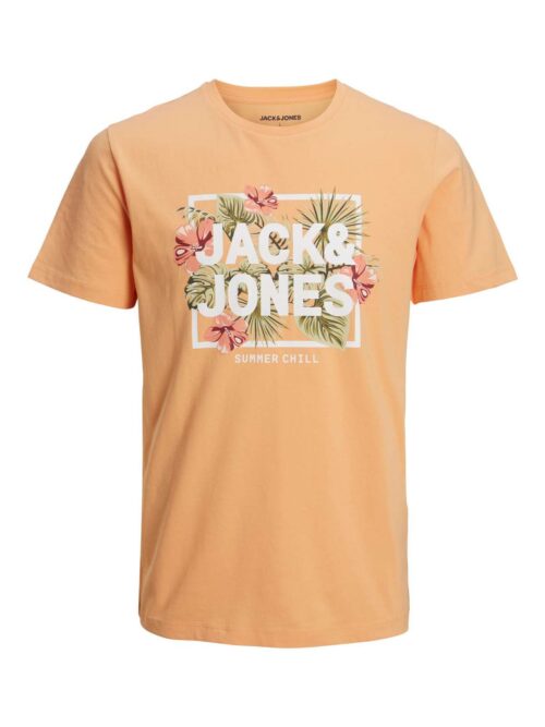 JJBECS SHAPE TEE SS CREW NECK Pumpkin