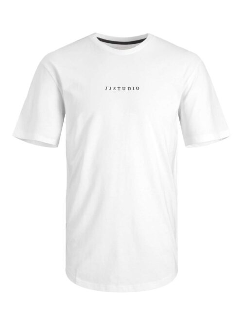 JJSTUDIO TEE SS CREW NECK White