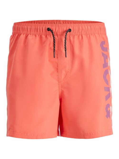 JPSTFIJI JJSWIM SPLICELOGO LY SN Hot Coral