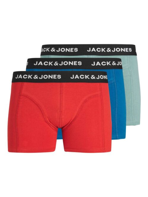 JACNICO SOLID TRUNKS 3 PACK Pompeian Red