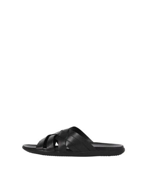 JFWOLIVER LEATHER SANDAL Anthracite