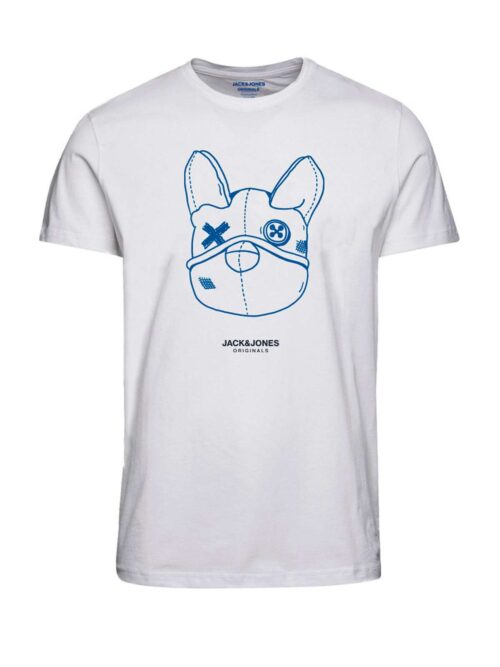 JORPAL TEE SS CREW NECK FST Bright White