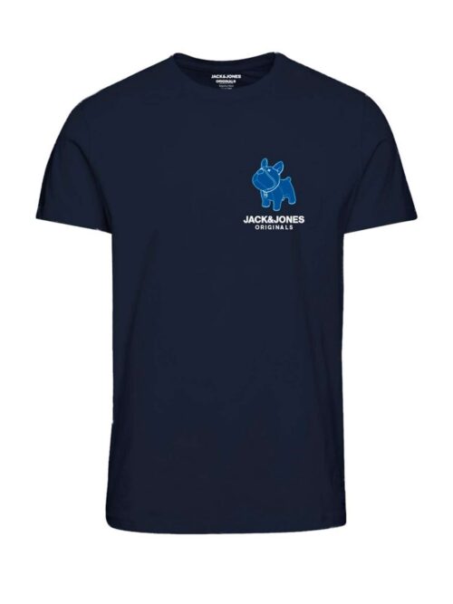 JORPAL TEE SS CREW NECK FST Navy Blazer