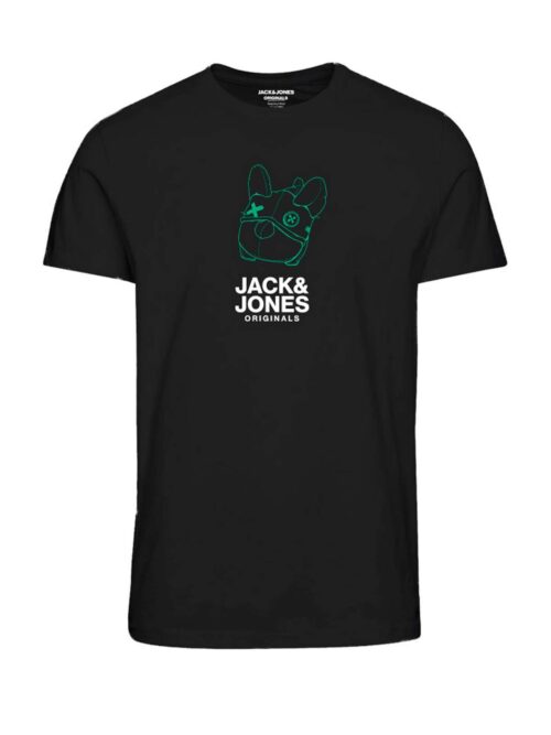 JORPAL TEE SS CREW NECK FST Black