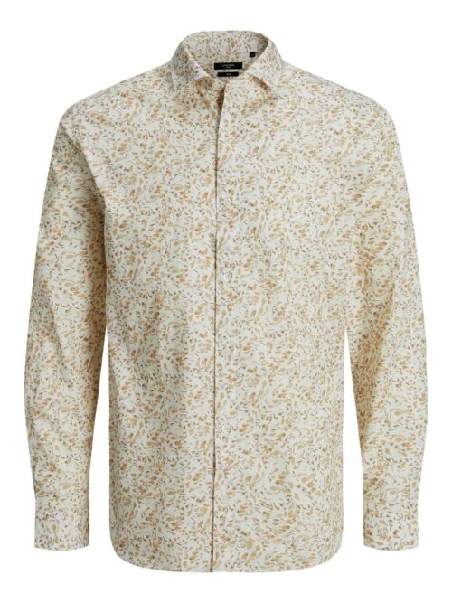 JPRBLAMONACO PRINT SHIRT L/S Iced Coffee