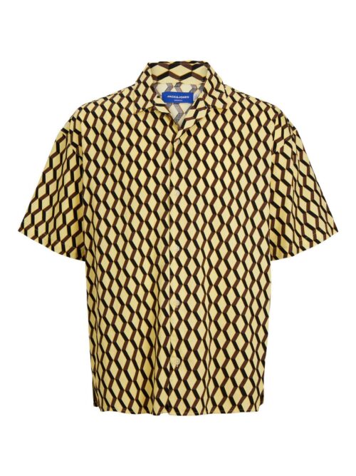 JORBELIZE TENCEL AOP SHIRT SS French Vanilla