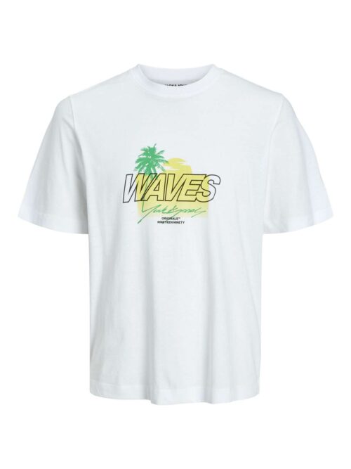 JORTULUM STATEMENT TEE SS CREW NECK Bright White