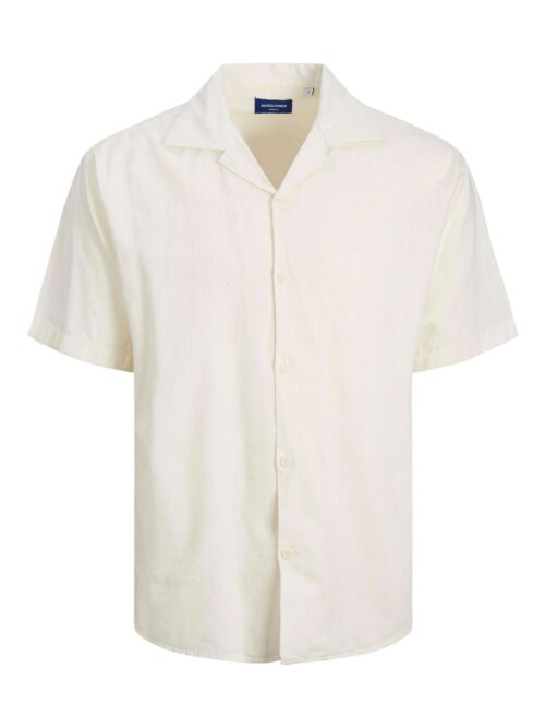 JORBELIZE LINEN RESORT SHIRT SS Cloud Dancer