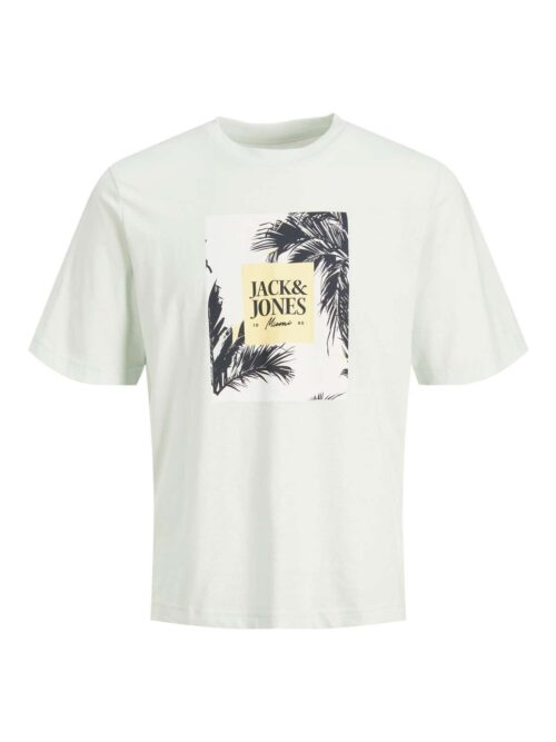 JORPALMA BRANDING AOP TEE SS CREW NECK Pale Blue